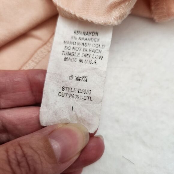 In Love Blush Pink Boho Festival Fairy Beach Maxi Dress Pockets Women SZ Large - Picture 14 of 15